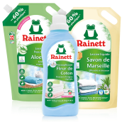 Vue d'ensemble des produits Rainett pour le soin du linge