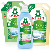 Vue d'ensemble des produits Rainett pour le soin du linge