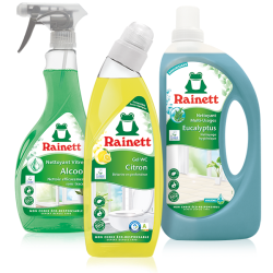 Vue d'ensemble des produits Rainett pour prendre soin de la maison
