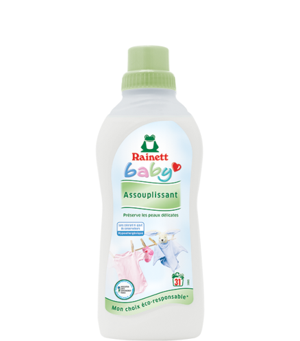 Adoucissant bébé écologique hypoallergénique sans parfum