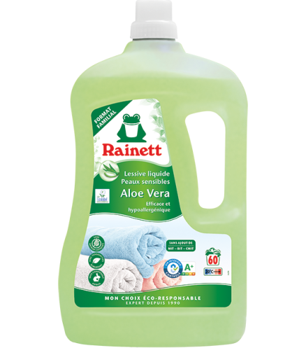 Lessive liquide Peaux sensibles Aloe Vera