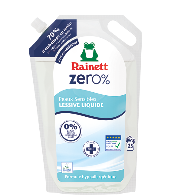 Rainett Recharge lessive 1,5 L 30 lavages Bicarbonate 