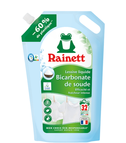 LE CHAT Bidon de 4 litres 80 Doses de lessive Liquide gel concentrée à base  de bicarbonate tous textiles