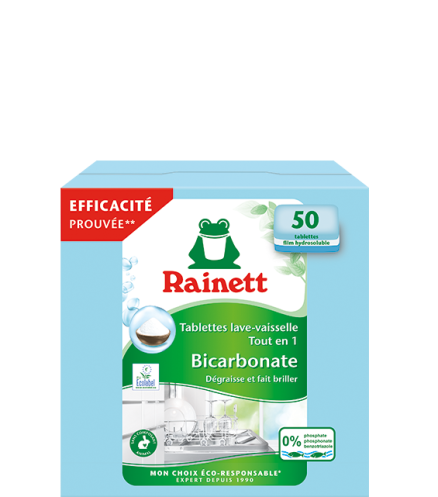 Tablettes machine tout-en-1 Bicarbonate 50 tablettes