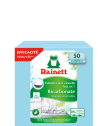 Tablettes machine tout-en-1 Bicarbonate 50 tablettes