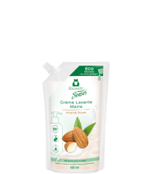 Recharge savon mains amande douce Rainett Senses 500ml