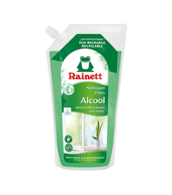 Refill glass cleaner Alcohol pouch 1000ml